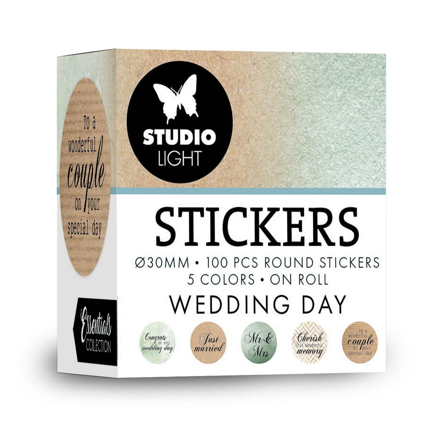 Studioleuchte • Essentials ø30mm Aufkleber Hochzeitstag