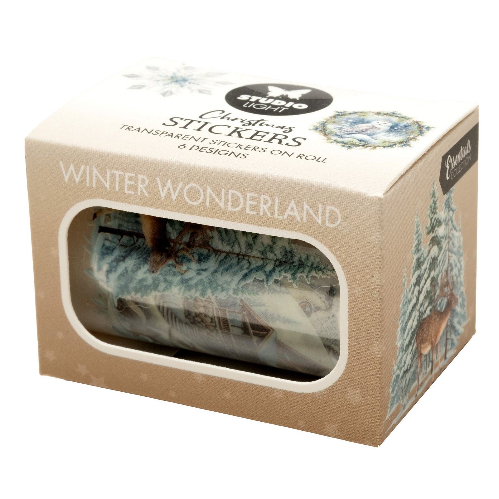 Studiolicht • Essentials klare Aufkleber Winterwunderland 6 Designs