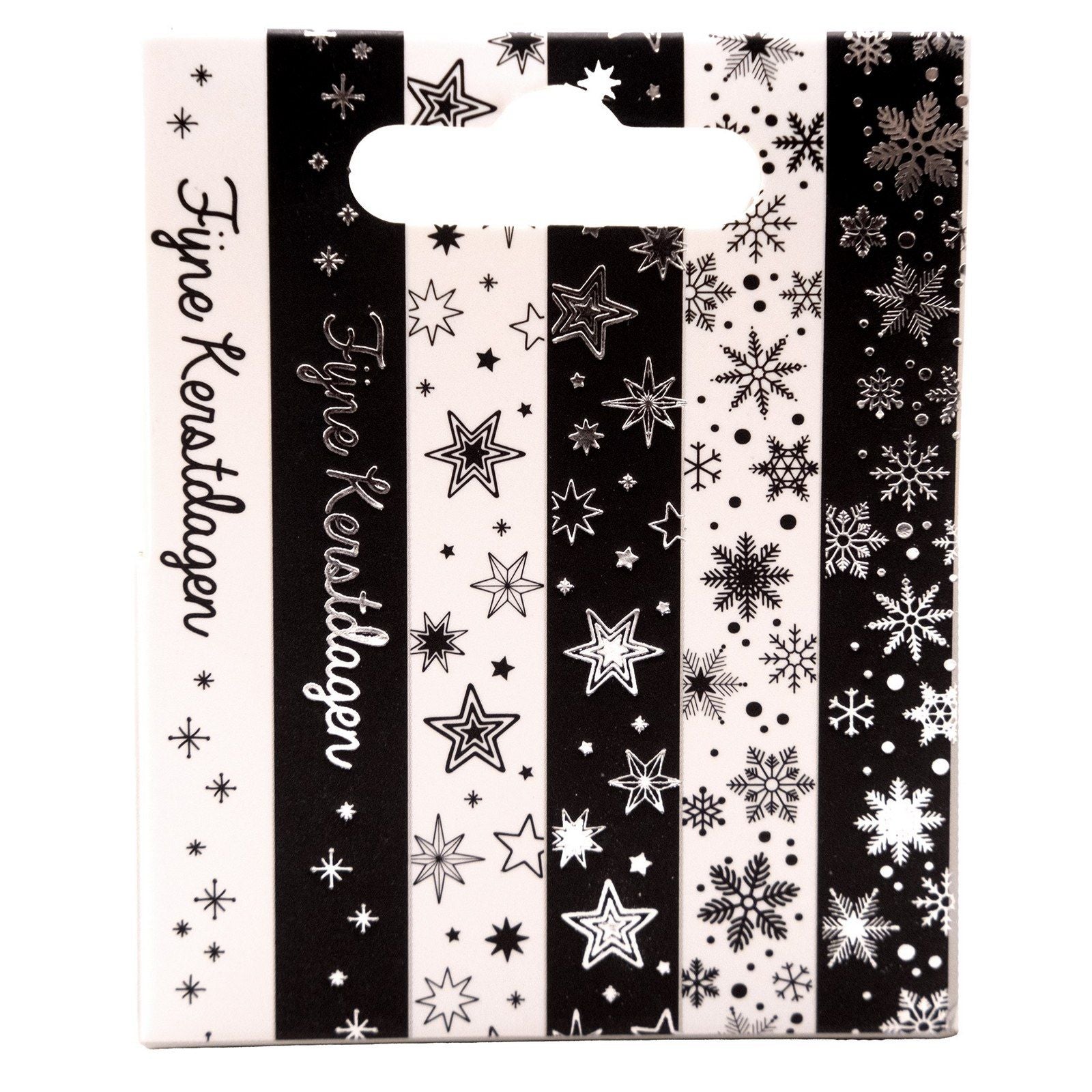 Studioleuchte • Essentials Washi Tape Schwarz Weiß NL Silber