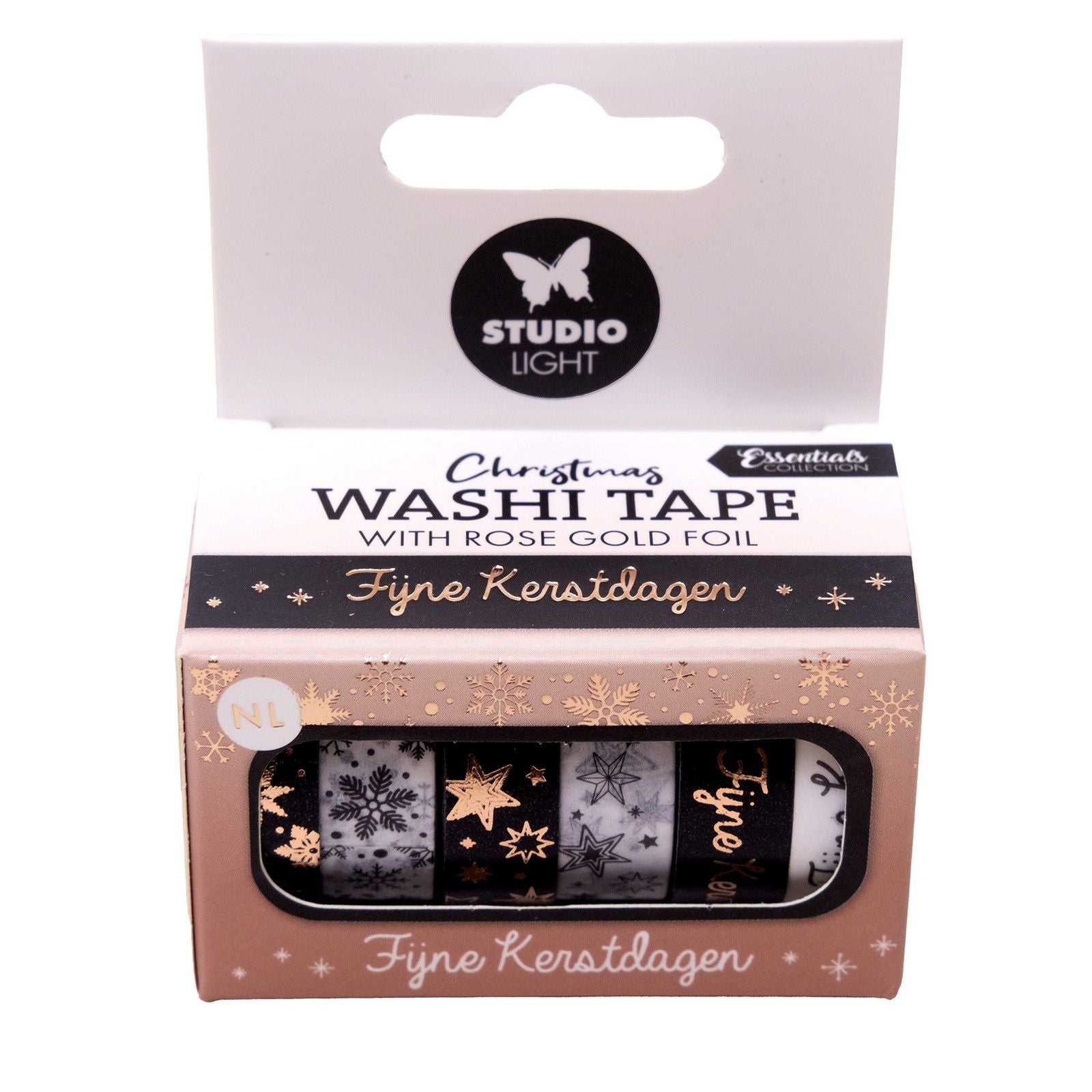 Studioleuchte • Essentials Washi Tape in Schwarz, Weiß und Roségold