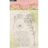 Studiolicht • Frühlingswiese, transparenter Stempel, Blumenmuster - afbeelding 1