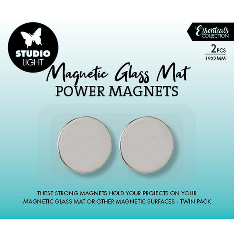 Studioleuchte • Essentials Power-Magnete für magnetische Glasmatte 2St