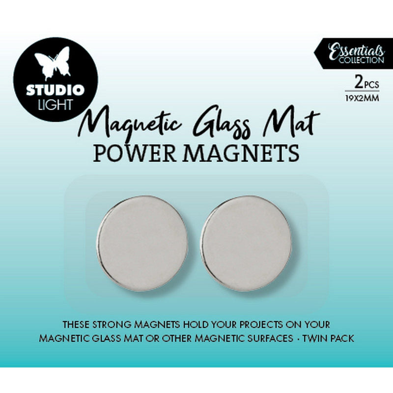 Studioleuchte • Essentials Power-Magnete für magnetische Glasmatte 2St