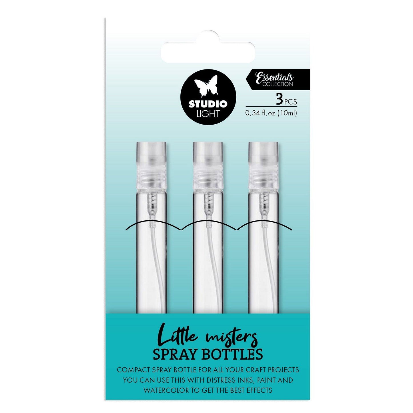 Studioleuchte • Essentials Sprühstift Mini-Zerstäuber 3tlg