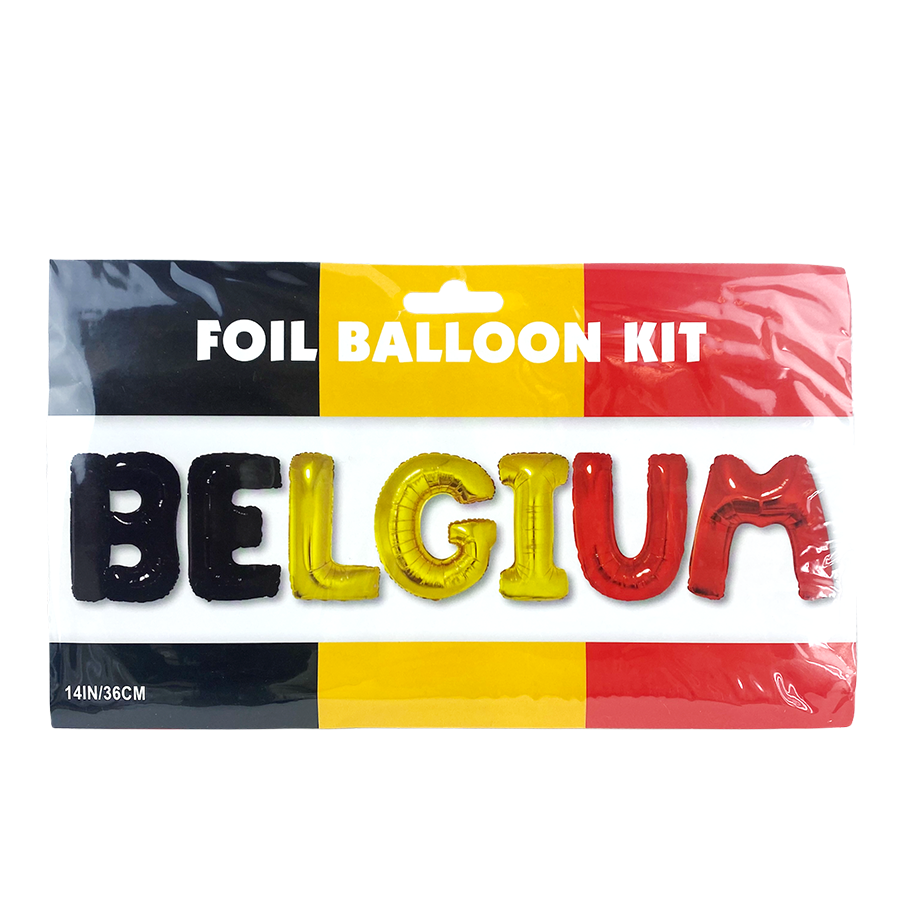 Girlandenballonfolie Belgien 36cm