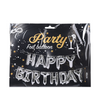 Girlandenballon Folie Happy Birthday Gold 40cm