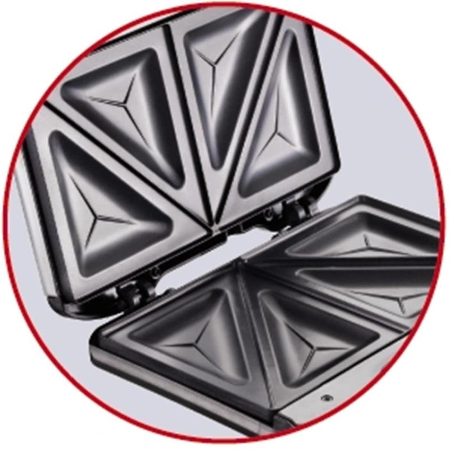 Ultrakompakter Sandwichmaker aus Edelstahl von Tefal