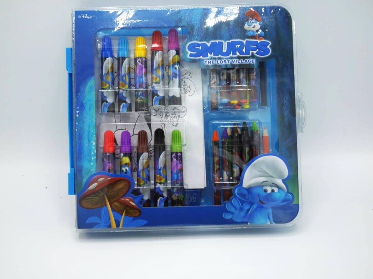 Smurfen Stationary Art Set die Schlumpf