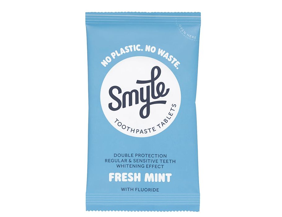 Smyle Zahnpasta Tabs 65st nachfüllen. Fluorid