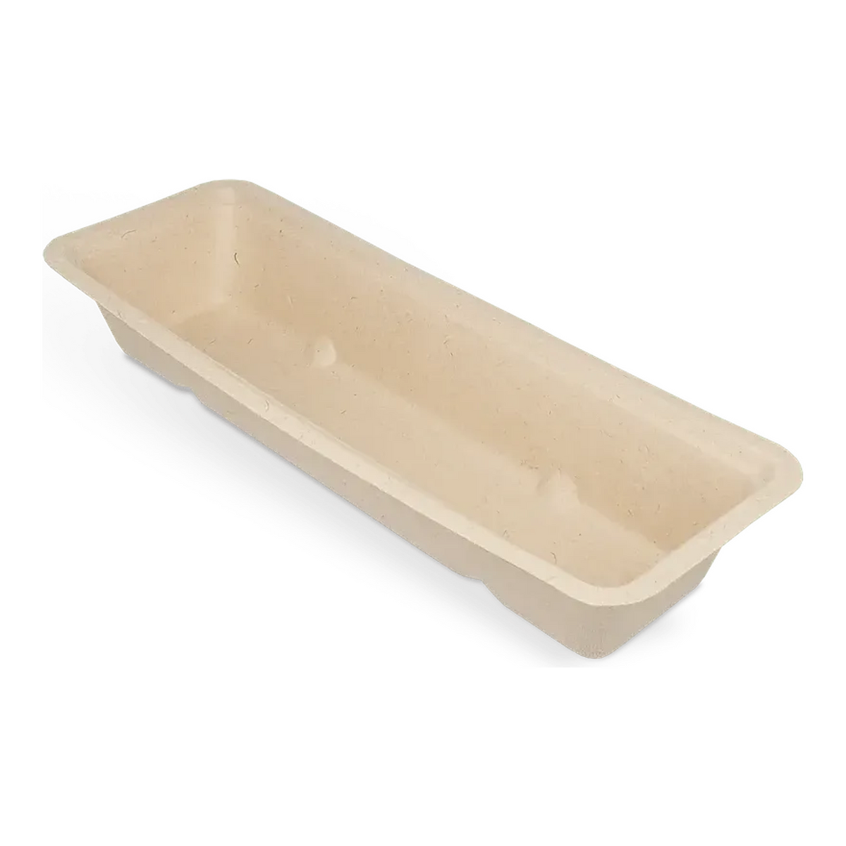 Snacktablett zum Mitnehmen A16 Bagasse PFAS-frei (500 Stück)