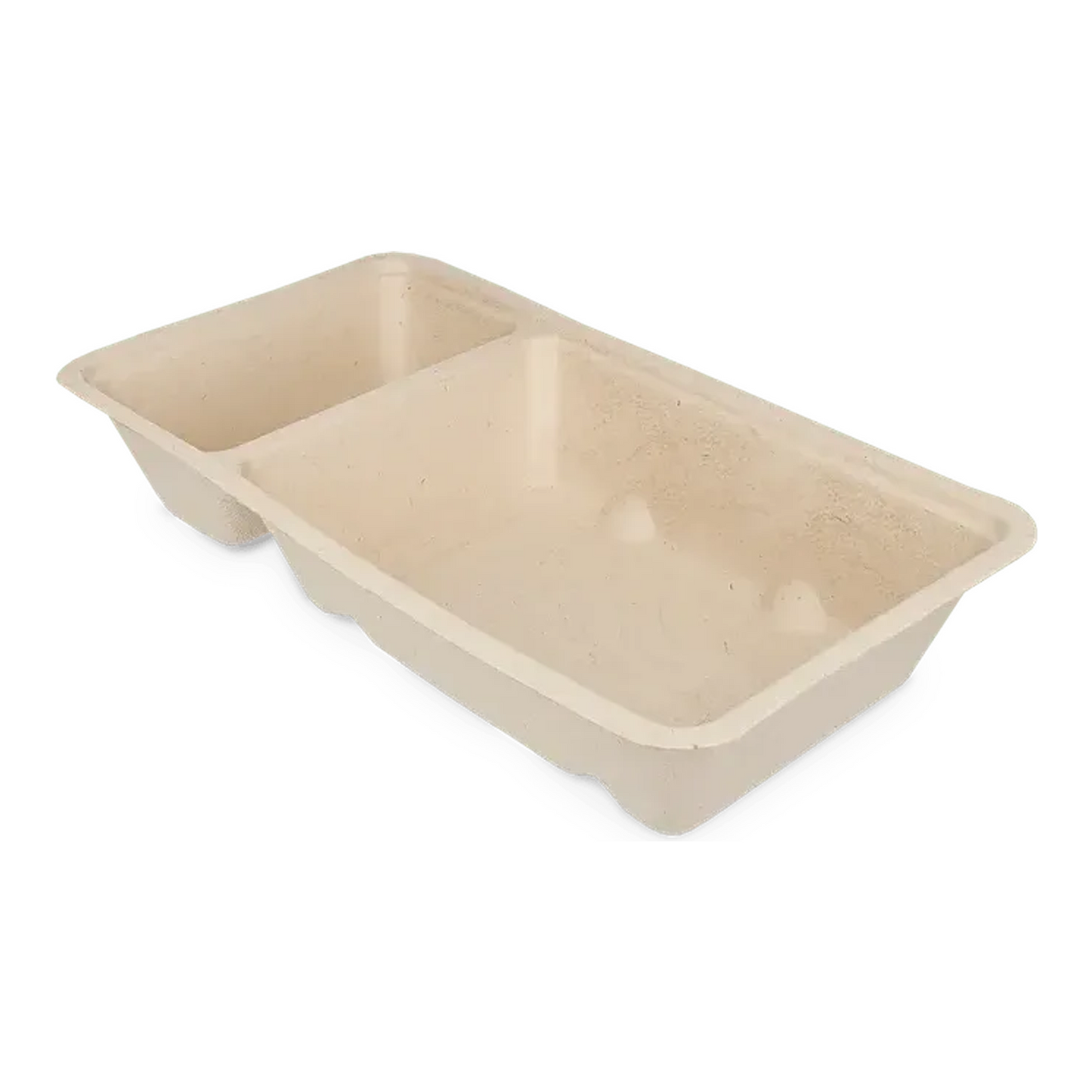 Snackbehälter zum Mitnehmen A23 Bagasse PFAS-freie A7+ Sauce (500 Stück)