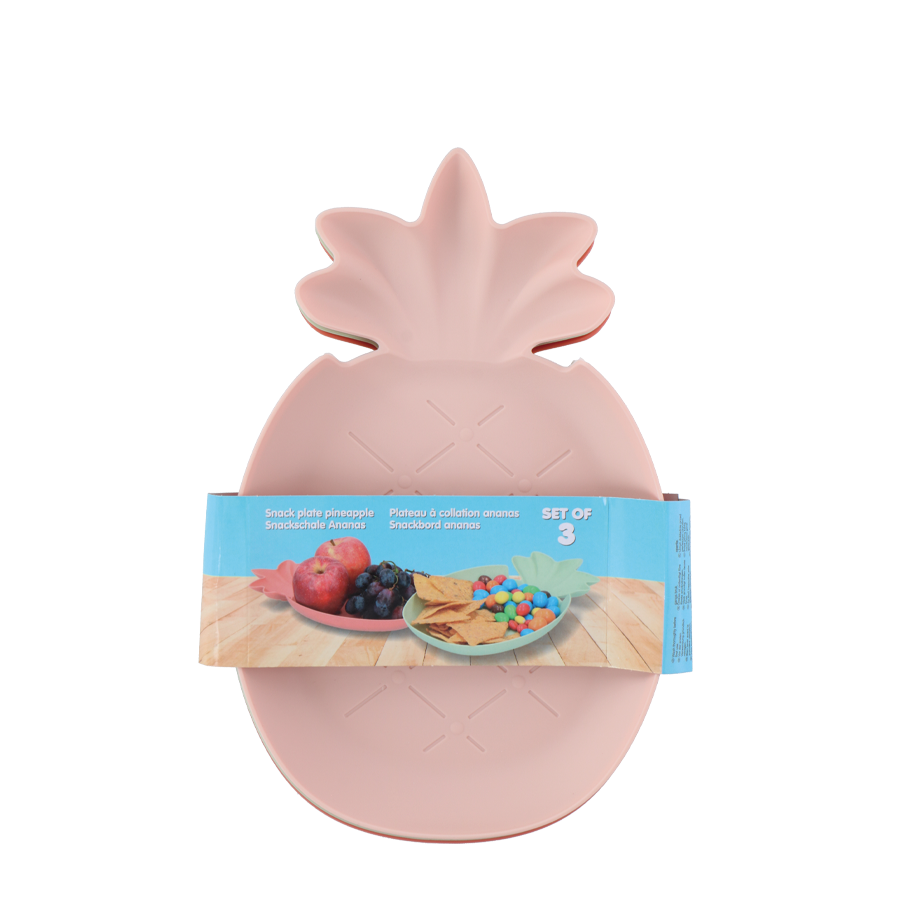 Snackteller Ananas 3-teilig