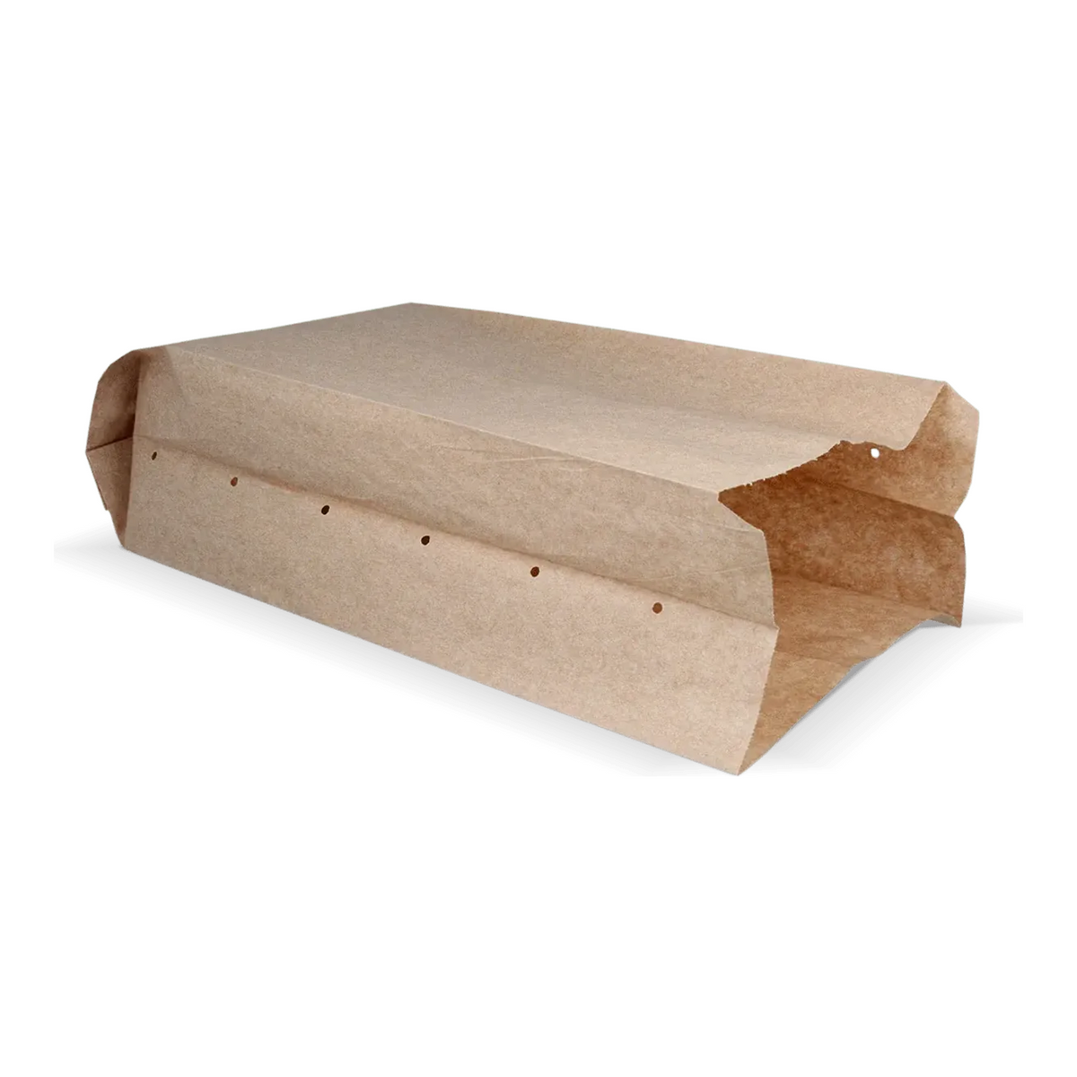 Snackbeutel perforiert aus Kraftpapier Nr. 29 Bio (3 Pfund) (900 Stück)