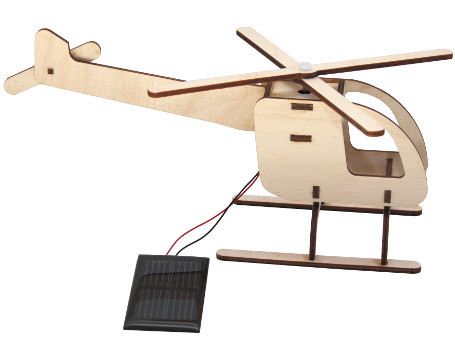 Solexpert Building Package Hubschrauber mit Solarpanel
