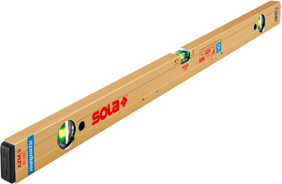 Sola Alu-Block-Wasserwaage Azm3 120nd 120 cm 3 Fläschchen 0,50 mm magnetisch – 01823401