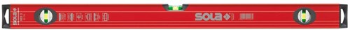 Sola Alu Wasserwaage rot3 80, 80cm 3 Fläschchen 0,30mm m - 01215101 - 01215101