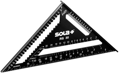 Sola Sparren metrisch quadratisch 18cm schwarz - 56160101