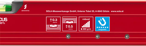 Sola Red M 3 60 Wasserwaage | 60 cm – 01812801
