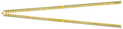 Sola Tim. Zollstock Kunststoff 1mtr 4-teilig gelb, gelb, EG Klasse 3 HK1 4G12 (G59-1-4-12) - 53035101 - 53035101