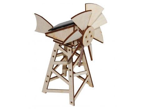 Salexpert Building Package Amerikanische Windmühle auf Solarenergie