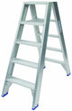 Massive Profi-Doppeltreppe 2x5 Stufen massiv - dt05