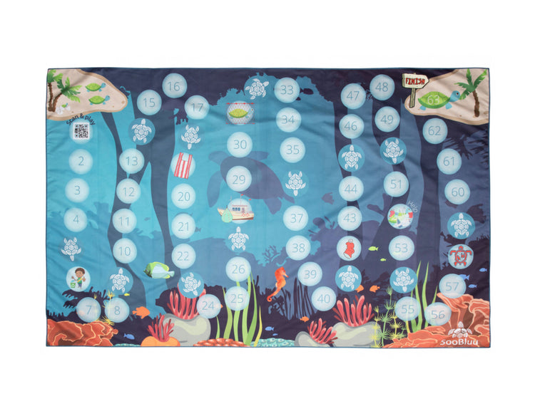 Soobluu Strände Badetuch Spiel 100x160 cm