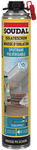 Soudal 155165 sprühbarer Isolierschaum | Schießschaum | Bus | 700 ml