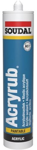 Soudal Acrylreibe | Acryl-Dichtstoff | weiß | 310 ml - 102600