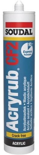 Soudal Acryl cf2 | Acryl-Dichtstoff | weiß | 310 ml – 121616