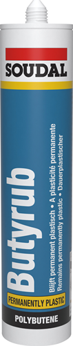 Soudal Butyrub | Butylen-Fugendichtstoff | 310 ml | schwarz - 101478