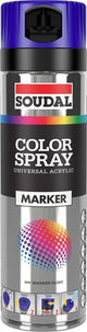Soudal Farbmarkerspray 500 ml | Fluoblau – 155988