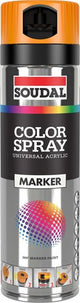 Soudal Farbmarkerspray 500 ml | Fluo-Orange – 155571