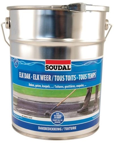 Soudal – jedes Dach – jedes Wetter | schwarz | 10 l - 101477