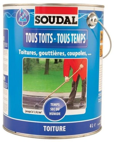 Soudal – jedes Dach – jedes Wetter | schwarz | 4 l - 101524