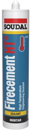 Soudal Schamottebeton ht | schwarz | 300 ml – 108264