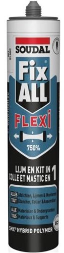Soudal Fix – alles flexibel | Kleb- und Fugendichtstoff | schwarz | 290 ml - 105031