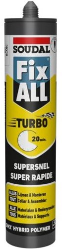 Soudal Fix – alles Turbo | Klebedichtstoff | schwarz | 290 ml – 124806