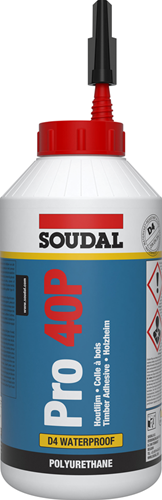 Soudal Holzleim Pro 40 P PU D4 | 5kg | braun - 108901