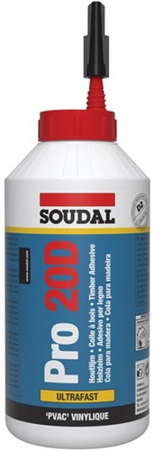 Soudal Holzleim (superschnell) pro20d, Flasche 750gr. - 108767