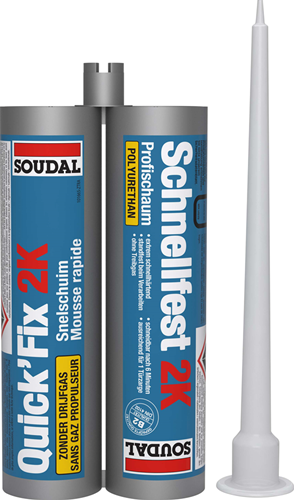 Soudal Quick Fit 2k | 2-Komponenten-Schaum | 210 ml – 101665