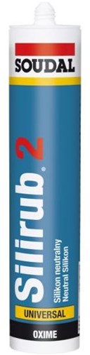 Soudal Silirub 2 | Silikondichtstoff | zementgrau | 300 ml – 120489