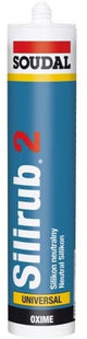 Soudal Silirub 2 | Silikondichtstoff | grau | 300 ml – 102422