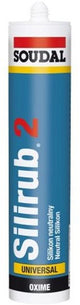 Soudal Silirub 2 | Silikondichtstoff | Teakholz | 300 ml – 102421