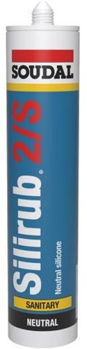 Soudal Silirub 2s | Sanitär-Set | glänzend weiß | 300 ml – 107544