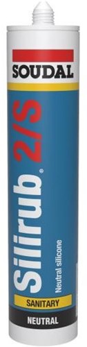 Soudal Silirub 2s | Sanitär-Set | silbergrau | 300 ml – 109034