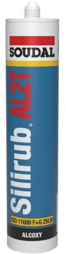 Soudal Silirub Al2t Alkoxy | Silikondichtstoff | grau | 300 ml – 120649