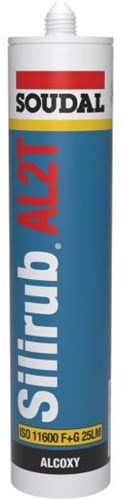 Soudal Silirub Al2t Alkoxy | Silikondichtstoff | weiß | 300 ml – 120648