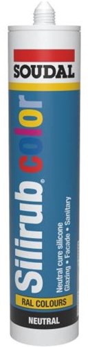 Soudal Silirub-Farbe | Silikondichtstoff | sepiabraun ral 8014 | 300 ml – 114296