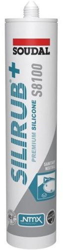 Soudal silirub+ s8100 neutral | Sanitär-Set | Jasmin 284 | 300 ml – 135722