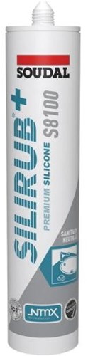 Soudal silirub+ s8100 neutral | Sanitär-Set | Kalahari-Braun | 300 ml – 135792